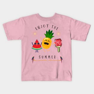 ENJOY THE SUMMER Kids T-Shirt